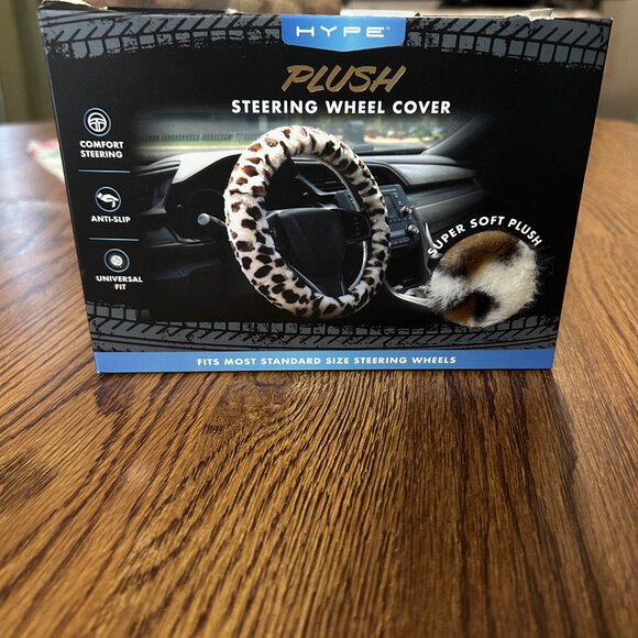Plush Steering Wheel Cover - Picture 1 of 3